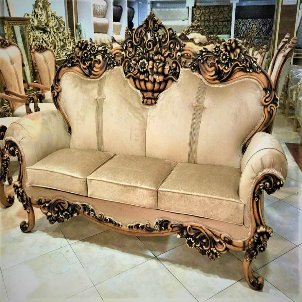 مبل کلاسیک مدل گلدونی
