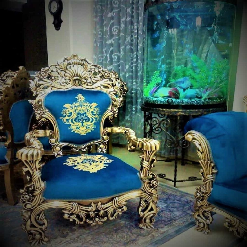 مبل کلاسیک مدل پنجه شیری