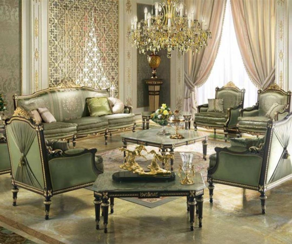 نحوه طراحی دکوراسیون با مبلمان سلطنتی